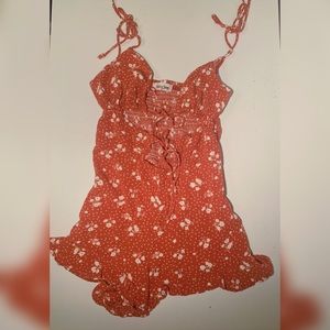 Boujee Cutout Floral Romper